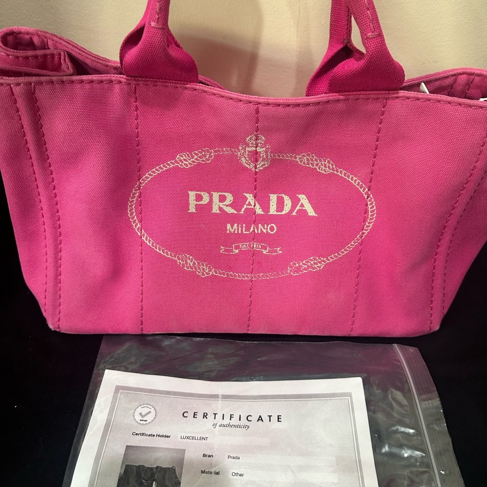 Authentic Prada Pink Tote - Picture 2 of 6